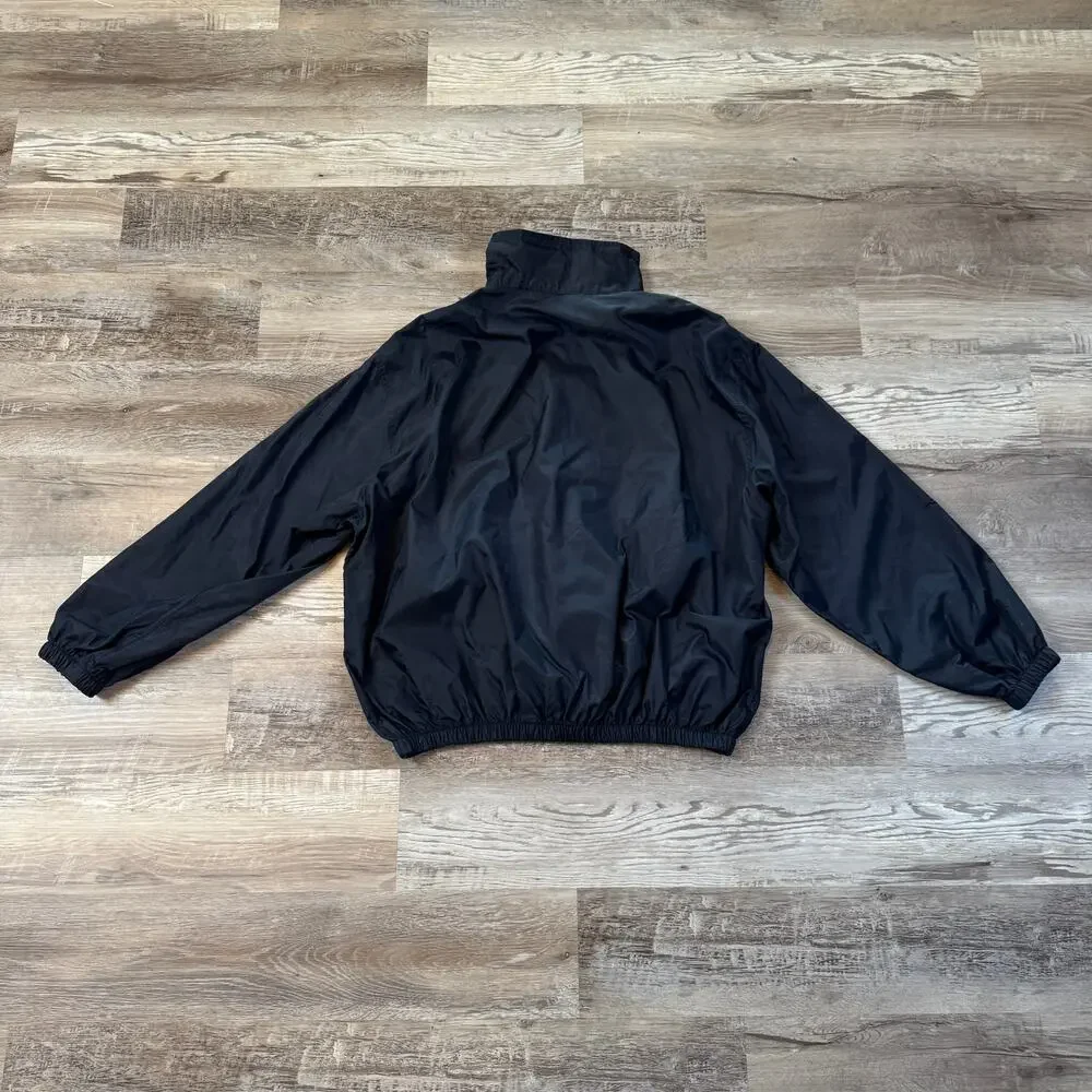 Vintage 90s Polo Sport Ralph Lauren Navy Half Zip Pullover Windbreaker Y2L XL